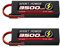 Hilldow 3S LiPo Akku 11,1V 65C 3300mAh RC Batterie mit Deans T Stecker Hardcase Lipo Battery für RC Autos LKW Buggy Boo (M29)