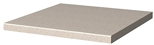 Arbeitsplatte - 210 x 60 x 2,8 cm - Grau-Weiß gepunktet - Witus