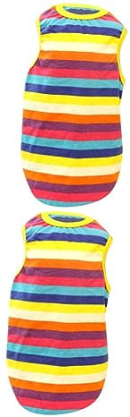POPETPOP 2st Hundebekleidung Lustige Hundehemden Süßer Hund Haustierweste Sommeroutfits Für Hunde EIN Hemd Kühlweste Für Hunde Hunde-t-Shirts Welpen-Shirts Hundegeschirr Weste Lipgloss Cool