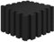 Gym Flooring - 12 MM Extra Thick Foam Mats EVA Foam Gym Mats for Home 30x30 cm, Heavy Duty Interlocking Floor Eco-friendly Mat for Yoga Exercise (Black)