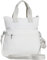 Kipling Eleva Große Handtasche, Alabaster Tonal, 12.25 L X 13 H X 4.75 D