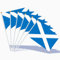 AhfuLife Petit Drapeau Ecosse - 15Pcs Mini Drapeaux Ecossais avec Poteau Solide Blanc de 30cm pour Décor Fête de la Saint-André, Euro Football Match, Coupe du Monde, Célébration Fête Nationale