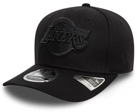 New Era Los Angeles Lakers NBA Tonal Schwarz Verstellbare 9Fifty Stretch Snapback Cap - S-M (6 3/8-7 1/4)