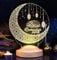 Ramadan Deko Islamische Eid Mubarak Dekoration 3D Led Lampe Geschenk für Freunde (Ramadan Kareem)