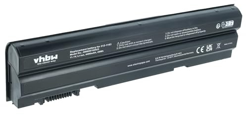 vhbw Akku kompatibel mit Dell Latitude E6440 | E6420, E6320, E6420 XFR, E6430 ATG, E6430, E6420 ATG Notebook (4400 mAh, 11,1 V, Li-Ion)