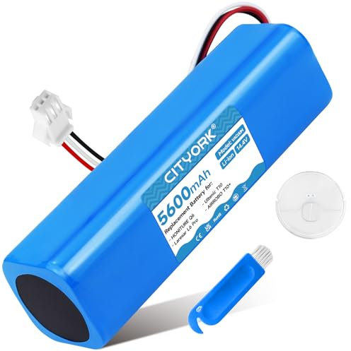 CITYORK 5600mAh 14.4V Li-ion Battery for HONITURE Q6/Q6 Pro, For AIRROBO T20+ T10+ T9, For Ultenic T10/ T10 Pro,For Coredy L900 L900X, For Laresar L6,For Arnagar S8/S8 Pro, For Zoozee Z50/ Z70 Battery