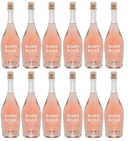 Born Rosé Sparkling Rosé Schaumwein Bio Wein trocken Spanien inkl. FeinWert E-Book (12 x 0,75l)