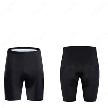 Salopette ciclismo uomo Pantaloncini con bretelle da ciclismo riflettenti Pantaloncini da motociclista Pantaloncini da ciclismo protettivi Pantaloni antiurto for bicicletta Pantaloncini imbottiti(3,4X