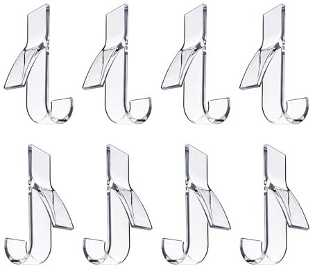 8 Pcs Towel Radiator Hooks - Adjustable & Removable Brackets for All Standard Radiators | Durable Towel Rail Hangers for Bathroom Organization (Round Design)