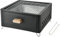 Tragbarer Holzkohlegrill,Campingkocher mit Schublade montierter Holzkohleablage, Camping Grill, Mini Grill, Tischgrill Holzkohle für Grillabende, Picknicks und Teezubereitung (Weiß)