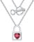 YAFEINI Lock and Key Necklace Sterling Silver Love Heart Pendant Necklace Lock and Key Jewelry Gifts for Women (key)