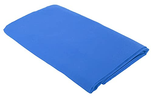 Foto Hintergrundbildschirm, Baumwoll -Anti -Falten -Foto -Hintergrund -Vorhang mit Clips für Foto für Video für Studio (Blau (PU5214L))