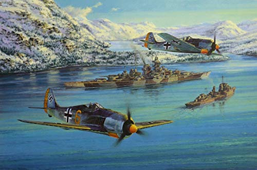 Papery Puzzle 1000 Teile Maritime Militärflugzeuge und Schiffe Einzigartiges Geburtstags- und Festivalgeschenk 38x26CM