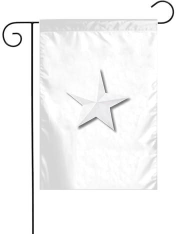 GGNKDL Saggezza Stampa stella a cinque punte Bandiera da giardino decorazione per cortile esterno adatto per tutte le stagioni 30,5 x 45,7 cm