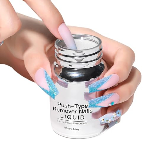 Yulokdwi Nagelkleber Entferner Für Press On Nägel | Kleberlöser Für Fingernagel Spitzen,Präzises Lösungsmittel Maniküre Werkzeug Für Zuhause Unterwegs Nagelstudio