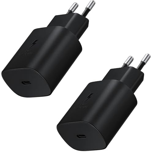 2 Pack 25W USB C Ladeadapter Netzteil für Samsung Galaxy S/Z Fold/A Serie | Super Fast Handy Schnellladung für Samsung S26 S25 S24 S23 S22 S21 Plus/FE/Ultra,A57 A34 A17 A16 A14 A05s A04s,Z Fold 7/6