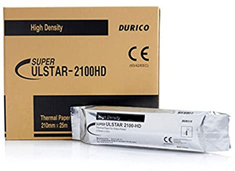 DURICO - Kompatibles Videodruckerpapier SONY UPP-210HD, hohe Dichte, 210x25, 5er-Pack, 72749