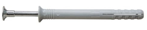 allfa 22360860 Nageldübel, Senkkopf, verzinkt, 8 x 60 mm, 100 Stück