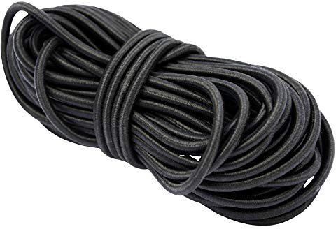 Cordoncino elastico rotondo per cappello, per artigianato, gioielli, maschere e cappelli da festa, disponibile nelle misure di Nero, 2mm - 10 metres