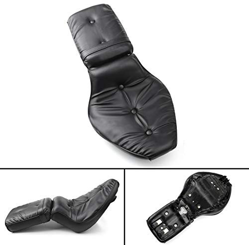 Artudatech Motorrad-Sitzbezug für Vorder- und Beifahrersitz, Vordersitz, Sitzpolster für Motorrad-Solo-Sitz für HON-DA Shadow VLX Steed 400 VLX VT 88-93