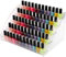 5 Tiers Acrylic Clear Plastic Nail Polishes Organizer Lipstick Holder Display Stands Essential Oils Storage Rack Dropper Bottles for Cosmetics Shop Store Display Toy Candy Holder Goods Shelf Show Case