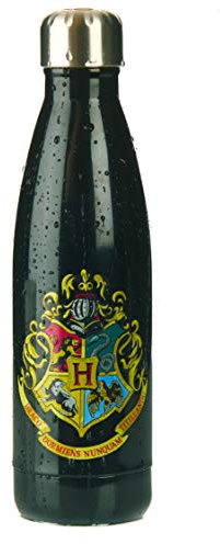 Paladone Bouteille d'eau en métal de Poudlard - Produit sous licence officielle Harry Potter | Exclusivité Amazon