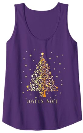 Joeux Noel Arbre de Noël Décorations Débardeur