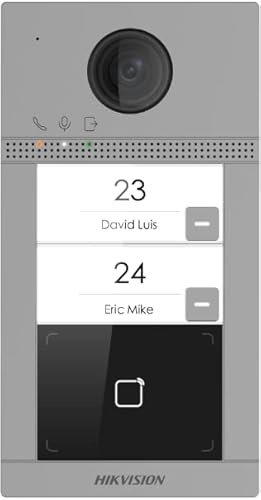 Hikvision DS-KV8213-WME1/Flush Unterputz 2-Parteien Metall Villa Türstation