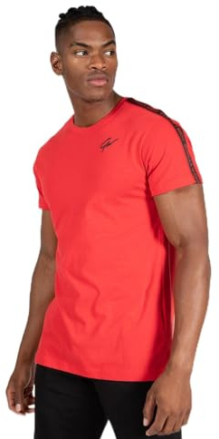 T-Shirt - Chester - Rot/Schwarz