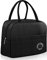 Bolsa Termica Porta Alimentos, 6 L Bolsa Comida Trabajo, Bolsa Nevera Porta Alimentos, Bolsa Termica Comida Trabajo, para Hombre Mujere Niño Escuela Oficina Picnic (Negro)