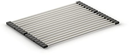 FILO faltbares Abtropfgitter aus Edelstahl und Silikon / 325 x 450 mm/Zubehör/Abtropfmatte