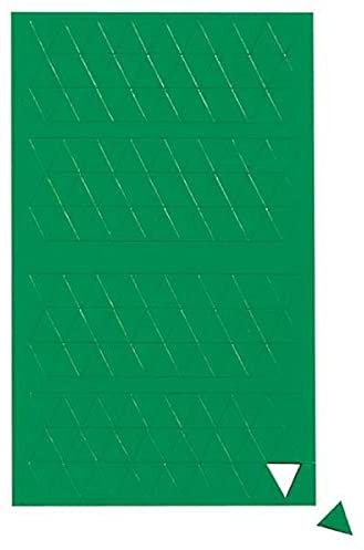 Magnetsymbole Dreieck | Farbe: Grün | 10x10mm | 180 Symbole pro Bogen | perfekt zum planen oder markieren auf Whiteboards und Magnettafeln