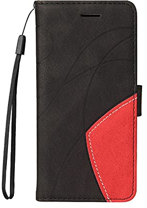 CXTcase Handyhülle für Huawei P8 Lite,Flip PU Hülle Cover Case,Modisch Flip für Huawei P8 Lite Handytasche Schutzhülle Hülle Leder,Schwarz