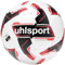 uhlsport Soccer Pro Synergy Balles Ballon de Football pour Le Jeu et l'entraînement FIFA Basic Blanc/Noir/Rouge Fluo 4
