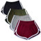 WEBGGER 4er-Pack Damen Baumwolle Yoga Tanz Kurze Hosen Sport Shorts Sommer sportlich Radfahren Wandern Sport Shorts (DE/NL/SE/PL, Numerisch, 38, Regular, Regular)
