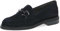 CAPRICE Damen Slipper aus Leder mit Blockabsatz, Blau (Ocean Suede), 38 EU