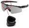 Galaxy Clip Gummi-Kits kompatibel Ersatz für Oakley Si Ballistic M Frame 2.0/3.0 Sonnenbrille, Schwarz, Schwarz