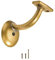 khtumeware 6 Stück 8,9 cm Antik Messing Handlaufhalterung Heavy Duty Hardware für Treppen, Zuhause oder Büro Vintage Treppenunterstützung Handlaufhalterungen