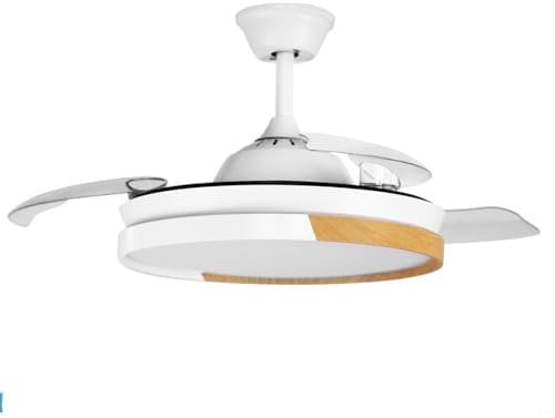 FABRILAMP AKUNADECOR Ventilador Emperador Dc Blanco Con Memoria De Color