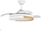 FABRILAMP AKUNADECOR Ventilador Emperador Dc Blanco Con Memoria De Color