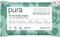 Pura Eco Friendly Baby Water Wipes 4 x 70 per pack, (280 Wet Wipes) 100% Plastic Free, 99% Water, Biodegradable, Compostable, Vegan, Suitable for Sensitive & Eczema Prone Skin, Newborn