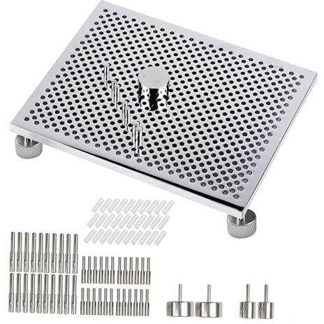 Nishiyuenyi Maschera di Piegatura del Filo Strumenti per la creazione di Gioielli Set di 30 picchetti Metallici Maschera di avvolgimento per Designer