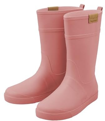 Regenliebe Bottes de pluie mi-hautes en caoutchouc pour femme, rose, 39 EU
