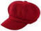 HIQIU Damen Ballonmütze Baskenmütze Schirmmütze Herbst Winter Warm Barett Mütze Malerhut Achteckiger Newsboy Cap (DE/NL/SE/PL, Alphanumerisch, Einheitsgröße, M, Weinrot)