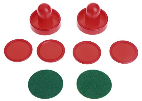 Vdaxvme Air Hockey Accessories Table Hockey Pucks Pusher Accessories Goal Handle Paddle Replacement Accessories for Game Tables