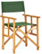 Outdoor Sitzgruppe Outdoor Stuhl Regiestuhl Akazienholz massiv grün