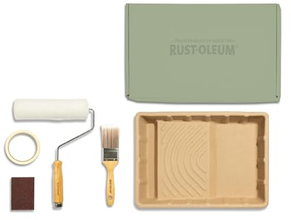 Rust-Oleum Ready to Roll - Eco Paint Kit (Large) - Chalky Wall Paint Rich Greens