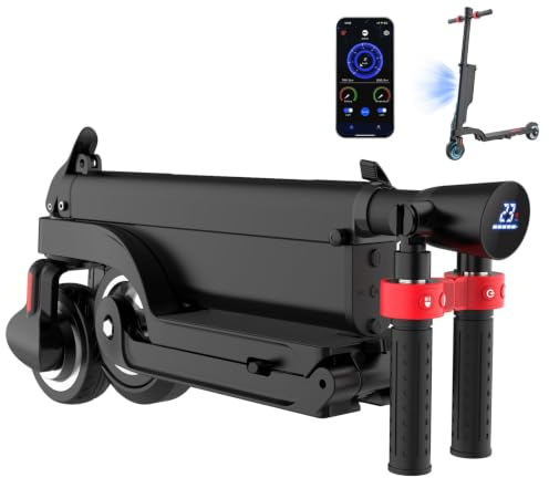 HX X6 Trotinette Electrique Adulte | Trottinette électrique compacte Sac à dos 350 W, MINI, Pneu plein 5,5, 15-40Km, Double Freinage, APP, Adapté à la ville