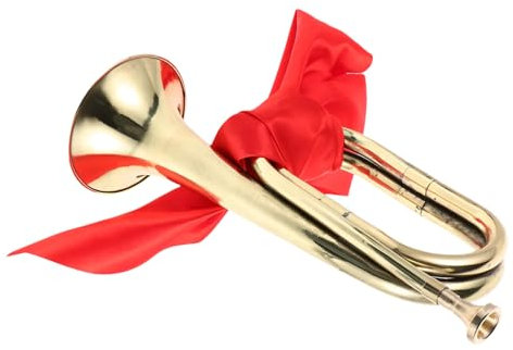 BESTonZON Blasinstrument Trompete Horn Für Musikband Verstellbarem Mundstück Für Anfänger Und Studenten Einfach Tragbar Für Aufführungen Und Marsch