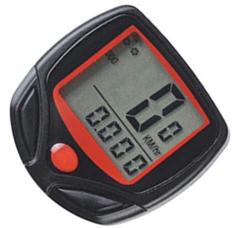 BAFOVY Compteur de Vitesse du Vélo, Compteur Filaire pour Vélo avec Conception Résistante à l'eau, Ordinateur de Cycle de Grand écran pour Le Temps de Conduite et Le Nombre de Calories, Le